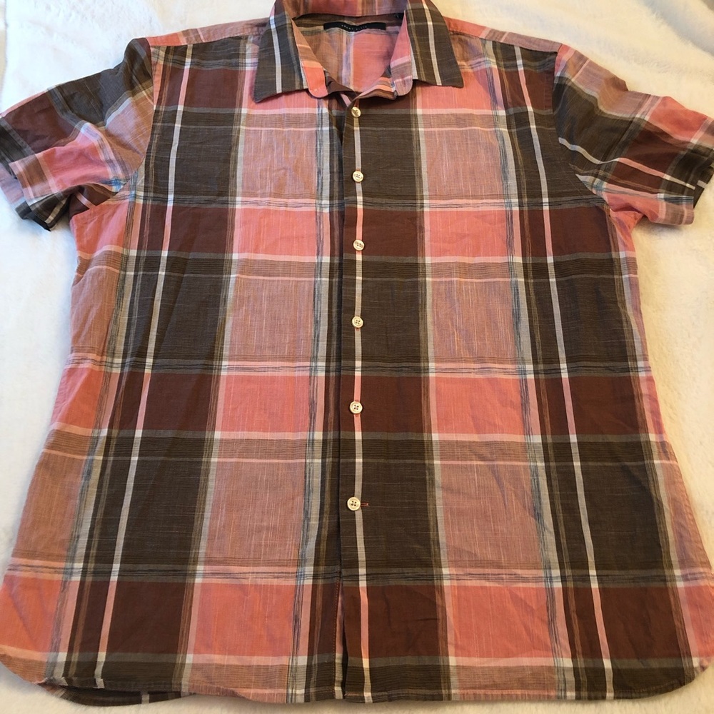 Perry Ellis SZ L 100% Cotton Button Down